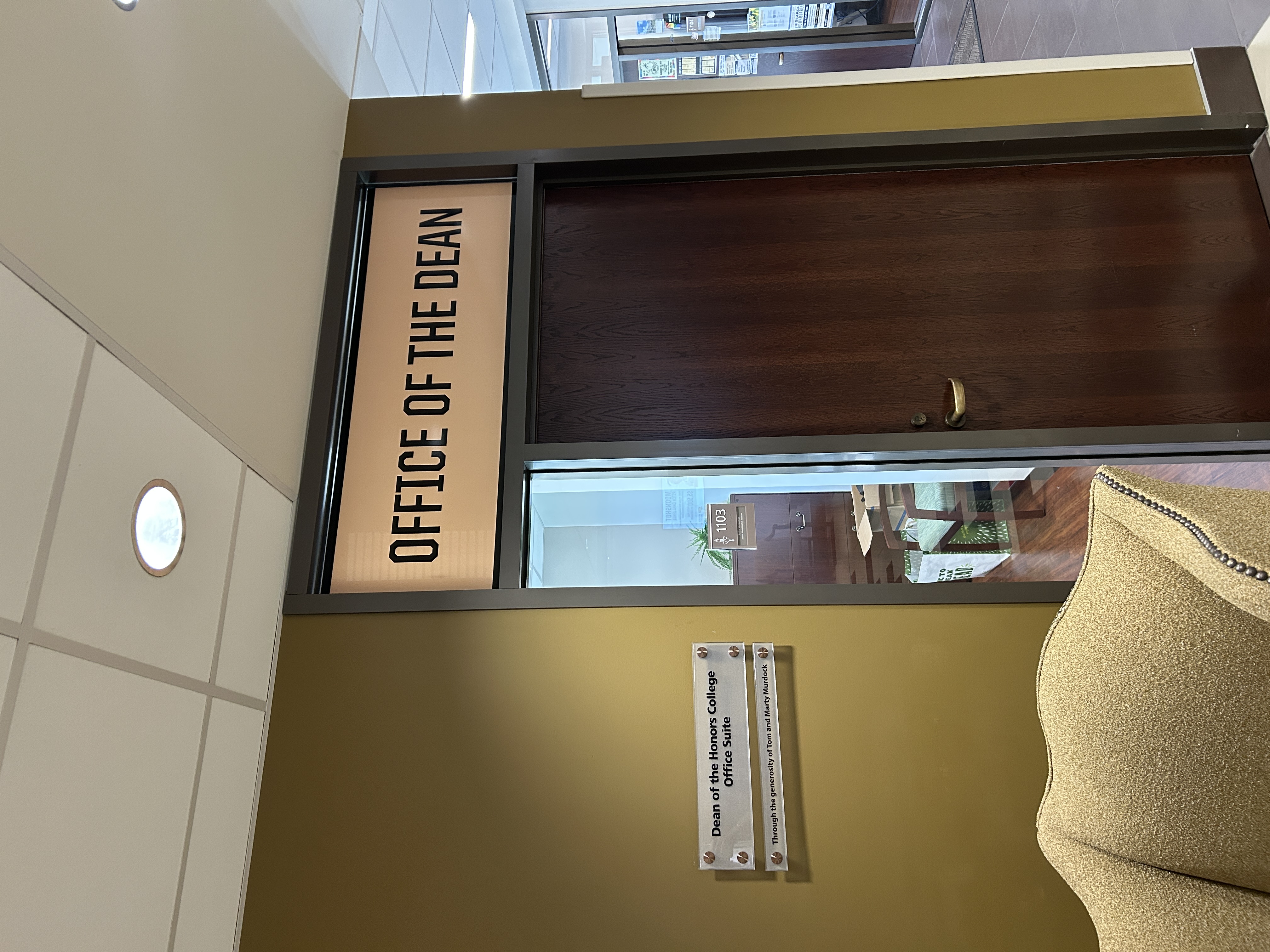 photo of the dean's foyer